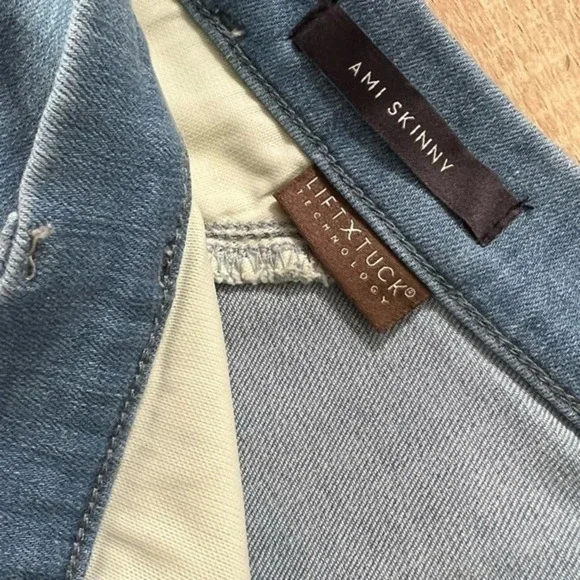 NYDJ light wash Skinny Jeans slimming lift tuck technology contour ami crop sz 6 - Picture 7 of 10